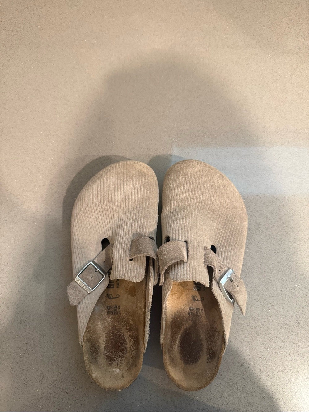Women’s Birkenstock Boston Corduroy Mules - Size 39/8